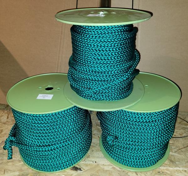 Grünes Seil aus hochfestem Polypropylen, ø 12 mm